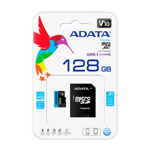 MEMORIA MICRO SD 128GB PREMIER C/ADAPATADOR ADATA MEMORIA MICRO SD 128GB PREMIER C/ADAPATADOR ADATA