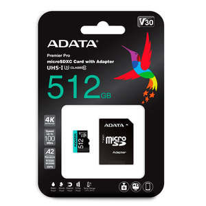 MEMORIA MICRO SD 512GB PROFESIONAL C/ADAPATADOR MEMORIA MICRO SD 512GB PROFESIONAL C/ADAPATADOR
