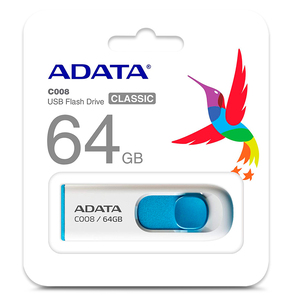 MEMORIA ADATA USB 64GB AC008-64G-RWE MEMORIA ADATA USB 64GB AC008-64G-RWE