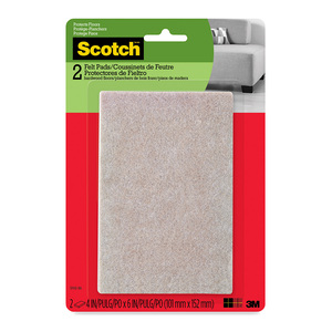 SCOTCH FIELTROS PARA PISOS, RECTANGULAR X 2 UND