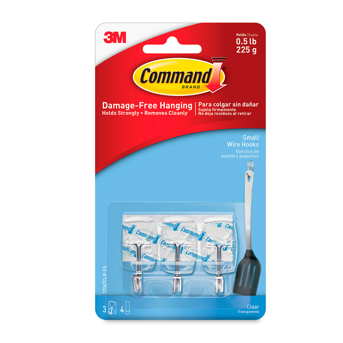 GANCHO COMMAND PEQUENO 3U