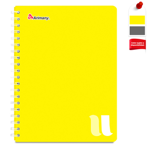 CUADERNO ESPIRAL ARIMANY U MULTIMATERIA 200H (SEMI DURA) CUADERNO ESPIRAL ARIMANY U MULTIMATERIA 200H (SEMI DURA)