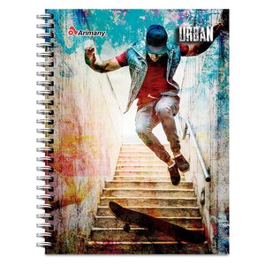CUADERNO ESPIRAL ARIMANY URBAN LINEAS 100H (PASTA SEMI DURA) CUADERNO ESPIRAL ARIMANY URBAN LINEAS 100H (PASTA SEMI DURA)