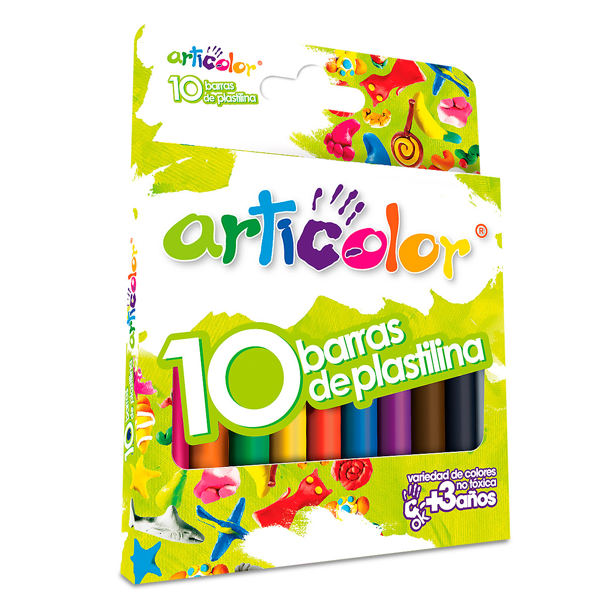 PLASTILINA ARTICOLOR BARRA 10U