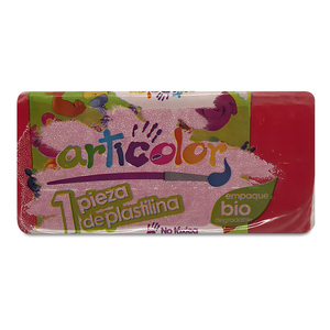 PLASTILINA MARQUETA ROJA 180GRS.