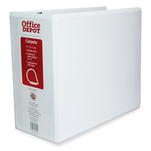 CARPETA 5 OD CON VENTANA, COLOR BLANCO, ARILLO D CARPETA 5 OD CON VENTANA, COLOR BLANCO, ARILLO D