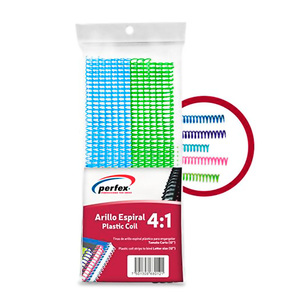 ESPIRAL 4:1 PLASTICO MULTICOLOR 16MM 16U ESPIRAL 4:1 PLASTICO MULTICOLOR 16MM 16U