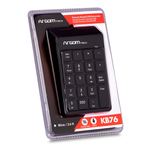 TECLADO ARGOM NUMERICO ARG-KB-1076