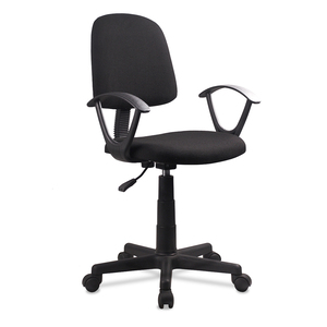 SILLA SECRETARIAL BASICA DE TELA NEGRA CON BRAZOS MODUTEC SILLA SECRETARIAL BASICA DE TELA NEGRA CON BRAZOS MODUTEC