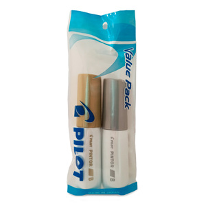 MARCADOR PINTOR GRUESO 2U DORADO Y PLATATEADO (TINTA PIGMENTADA A BASE DE AGUA) MARCADOR PINTOR GRUESO 2U DORADO Y PLATATEADO (TINTA PIGMENTADA A BASE DE AGUA)