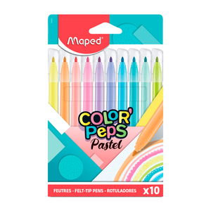 MARCADORES MAPED PASTEL ROTULADORES 10U MARCADORES MAPED PASTEL ROTULADORES 10U