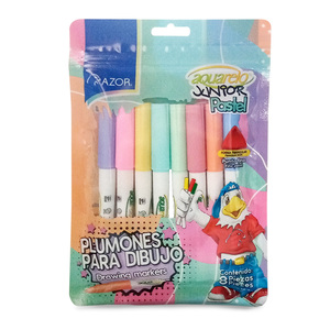 MARCADORES AQUARELO JR. PASTEL 8U (TRIANGULAR, LAVABLE) MARCADORES AQUARELO JR. PASTEL 8U (TRIANGULAR, LAVABLE)
