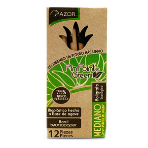 BOLIGRAFO AZOR NEGRO 1.0MM 12U (ECOLOGICO) BOLIGRAFO AZOR NEGRO 1.0MM 12U (ECOLOGICO)