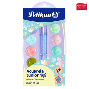 ACUARELA PELIKAN PASTEL 12U