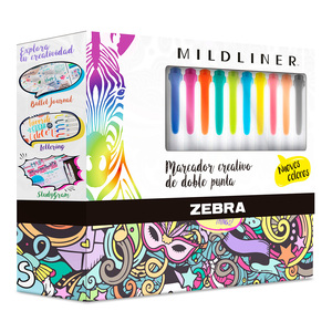 MARCADOR ZEBRA MILDLINER DOBLE PUNTA LETTERING 25U MARCADOR ZEBRA MILDLINER DOBLE PUNTA LETTERING 25U