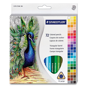 LÁPICES DE COLOR STAEDTLER TRIANGULARES 72U LÁPICES DE COLOR STAEDTLER TRIANGULARES 72U