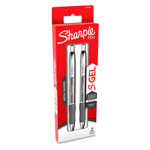 BOLÍGRAFO GEL SHARPIE 0.7MM 2U (BARRIL DE METAL, BOLÍGRAFO GEL SHARPIE 0.7MM 2U (BARRIL DE METAL,