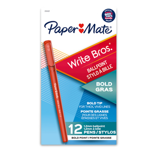 BOLÍGRAFO PAPER MATE ROJO 1.2MM 12U (ESTILO WRITE)