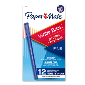 BOLÍGRAFO PAPER MATE AZUL 0.8MM 12U (ESTILO WRITE BOLÍGRAFO PAPER MATE AZUL 0.8MM 12U (ESTILO WRITE
