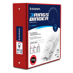 CARTAPACIO STUDMARK 3P ROJO (CON FUNDA, CAPACIDAD CARTAPACIO STUDMARK 3P ROJO (CON FUNDA, CAPACIDAD