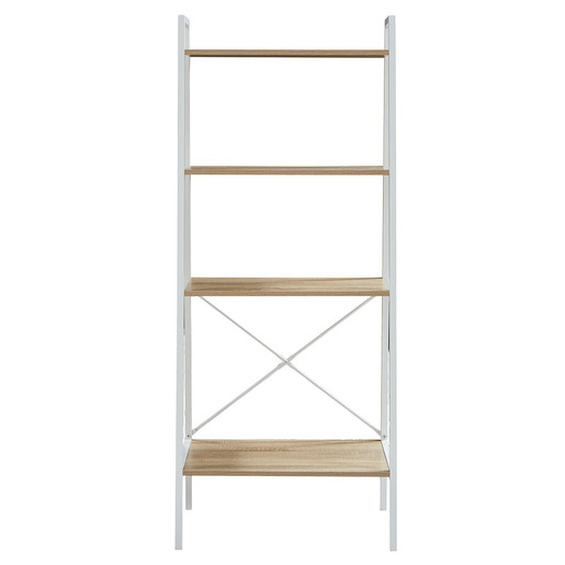 LIBRERO GAMMA DE 4 NIVELES COLOR BLANCO MODUTEC