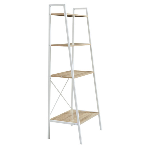 LIBRERO GAMMA DE 4 NIVELES COLOR BLANCO MODUTEC