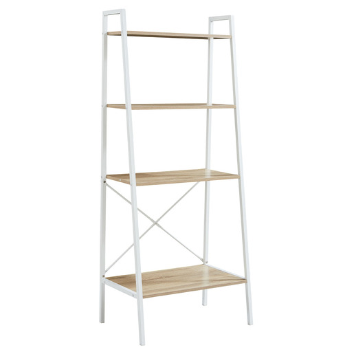 LIBRERO GAMMA DE 4 NIVELES COLOR BLANCO MODUTEC