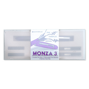 SET PLUMA FUENTE MONZA 3U COLOR MORADO (PUNTO