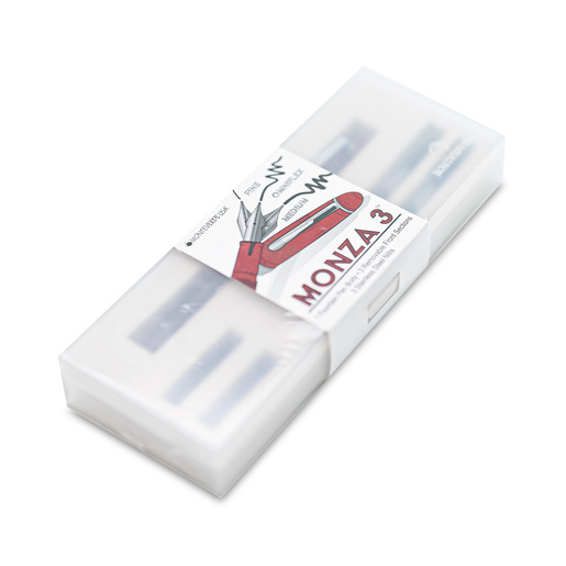 SET PLUMA FUENTE MONZA 3U COLOR ROJO