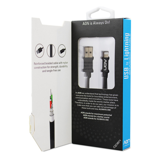 CABLE AON USB A A LIGHTNING 2MTS  AO-CB-1000