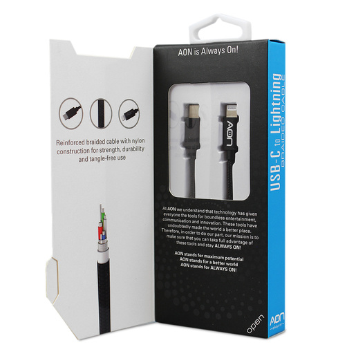 CABLE AON TIPO C A LIGHTING 3MTS AO-CB-2020