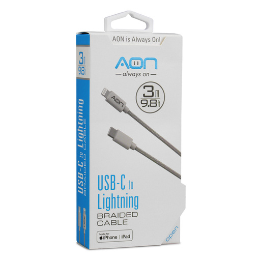 CABLE AON TIPO C A LIGHTING 3MTS AO-CB-2021