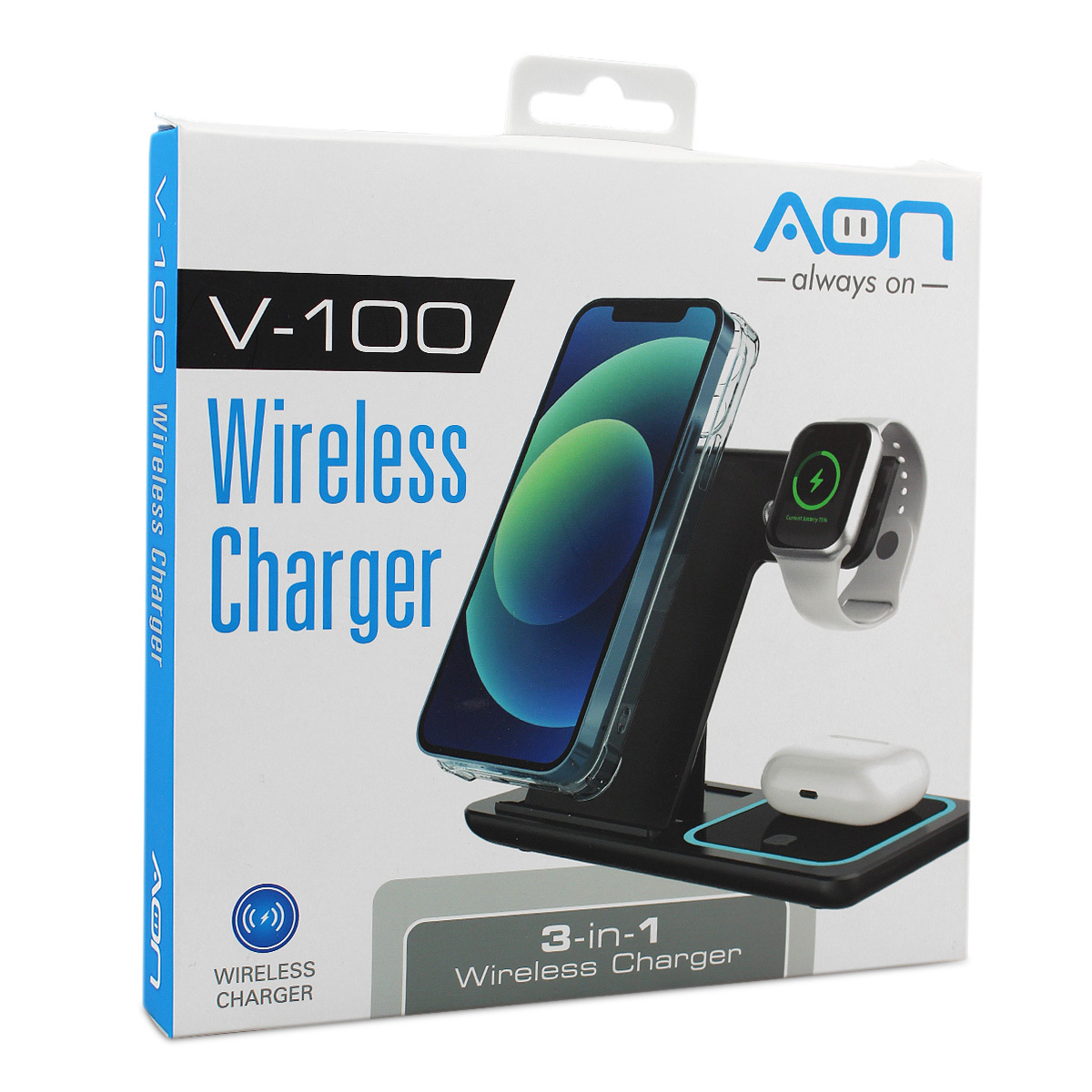 CARGADOR AON INALAMBRICO AO-WC-2001