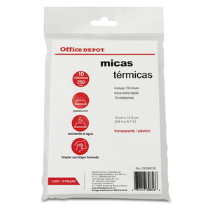 MICA OFFICE DEPOT LEGAL 15U (10 MILESIMAS, RIGIDA)