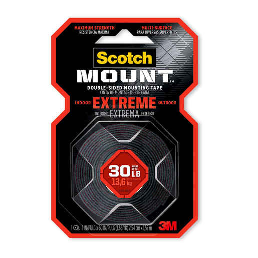 CINTA DE MONTAJE SCOTCH EXTREMA 1  X 60  1U