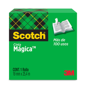 CINTA MAGICA SCOTCH CAJA 19MM X 25.4M 1U CINTA MAGICA SCOTCH CAJA 19MM X 25.4M 1U