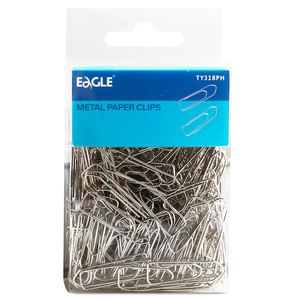 CLIP EAGLE TRIANGULAR PLATEADO 19MM 100U CLIP EAGLE TRIANGULAR PLATEADO 19MM 100U
