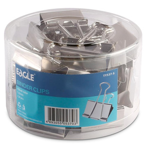 SUJETA DOCUMENTOS EAGLE 32MM PLATEADO 12U SUJETA DOCUMENTOS EAGLE 32MM PLATEADO 12U