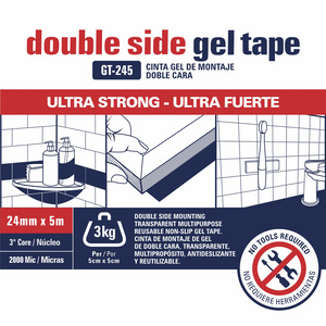 CINTA DOBLE CONTACTO STUDMARK (GEL) 1P (24MM X 5MTS) CINTA DOBLE CONTACTO STUDMARK (GEL) 1P (24MM X 5MTS)