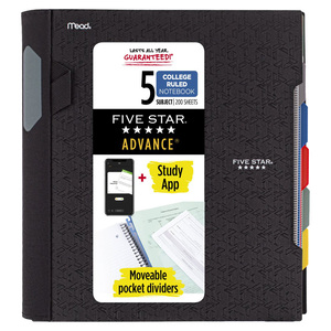 CUADERNO ESPIRAL ADVANCE FIVE STAR 300H 5M