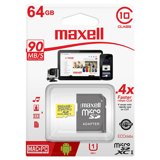 MICRO SD 64GB MAXELL 346307