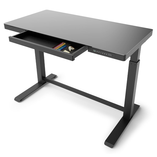 ESCRITORIO PERSONAL ELECTRICO DE VIDRIO CON GAVETA 4TUNE