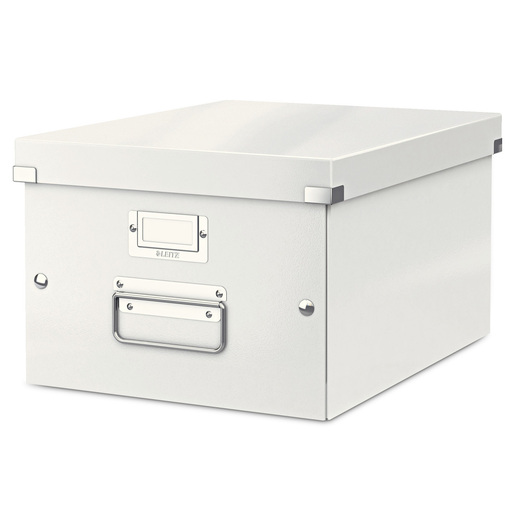 CAJA LEITZ PLEGABLE MEDIANA BLANCA