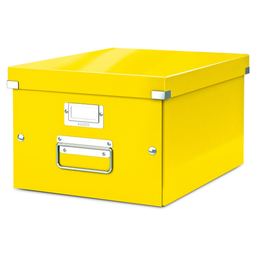 CAJA LEITZ PLEGABLE MEDIANA AMARILLO