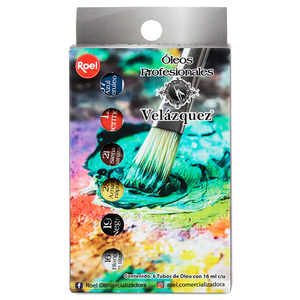 JUEGO DE TUBOS COLORES AL OLEO 16ML 6U JUEGO DE TUBOS COLORES AL OLEO 16ML 6U