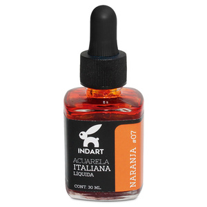 ACUARELA LIQUIDA NARANJA ITALIANA INDART BOTE