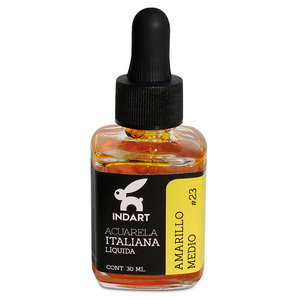 ACUARELA LIQUIDA AMARILLO ITALIANA INDART BOTE