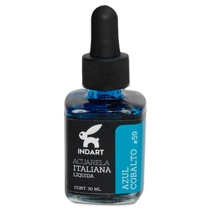 ACUARELA LIQUIDA AZUL COBALTO ITALIANA INDART BOTE