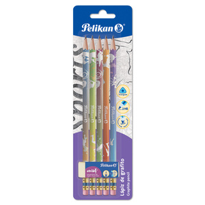 LAPIZ DE GRAFITO PELIKAN TRIANGULAR (2HB) 5U