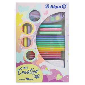 KIT CREATIVO PELIKAN PASTEL 20U KIT CREATIVO PELIKAN PASTEL 20U